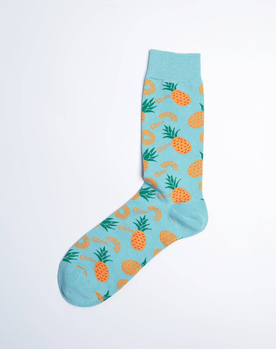 ALOHA PINEAPPLE Men's Crew Socks