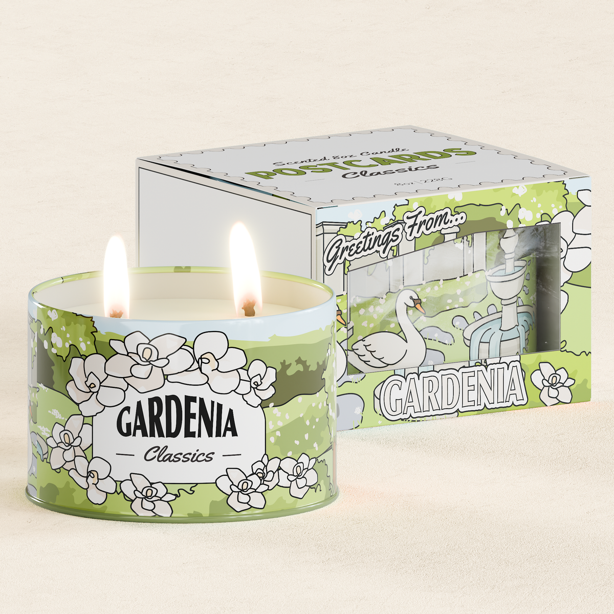 KIELE Scented Destination Candle | Gardenia