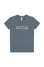 MAUKA TO MAKAI Steel Blue Youth Tee