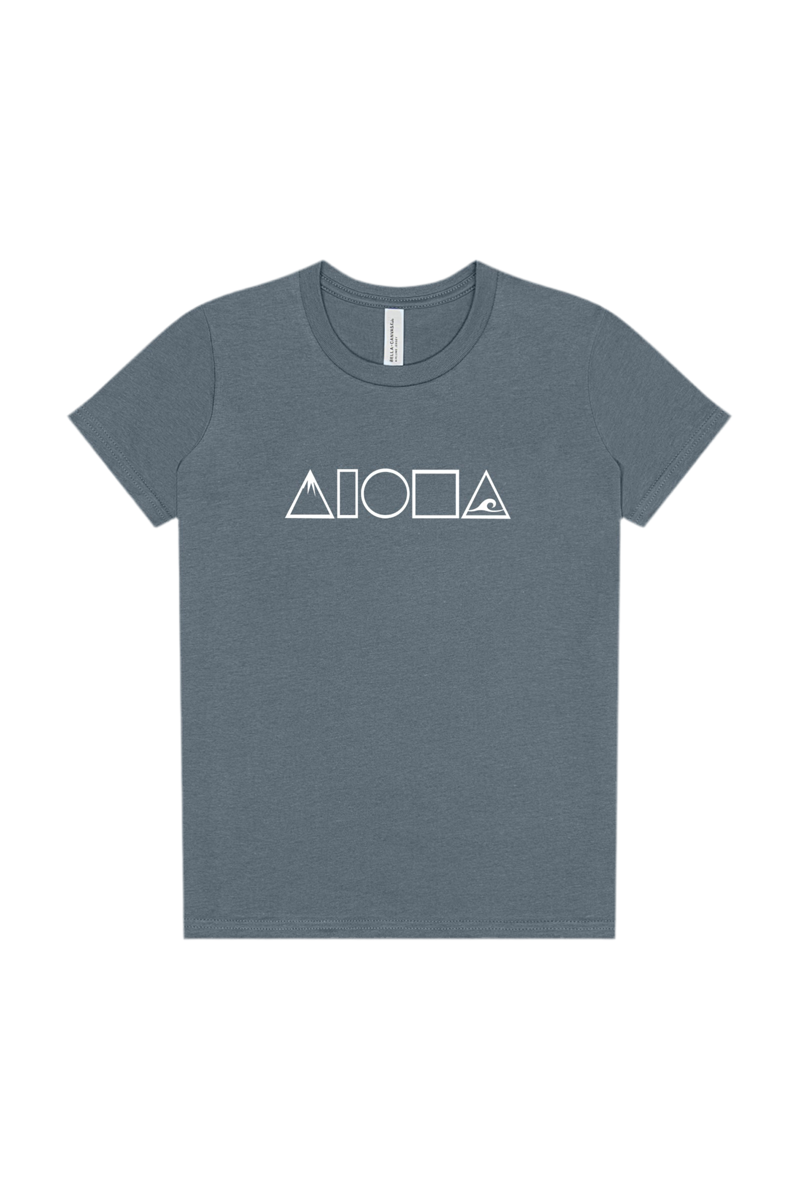 MAUKA TO MAKAI Steel Blue Youth Tee