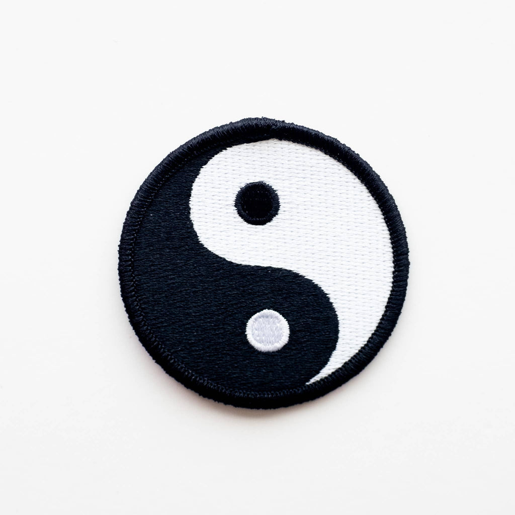 YIN YANG Decorative Iron On Embroidered Patch | Union Made