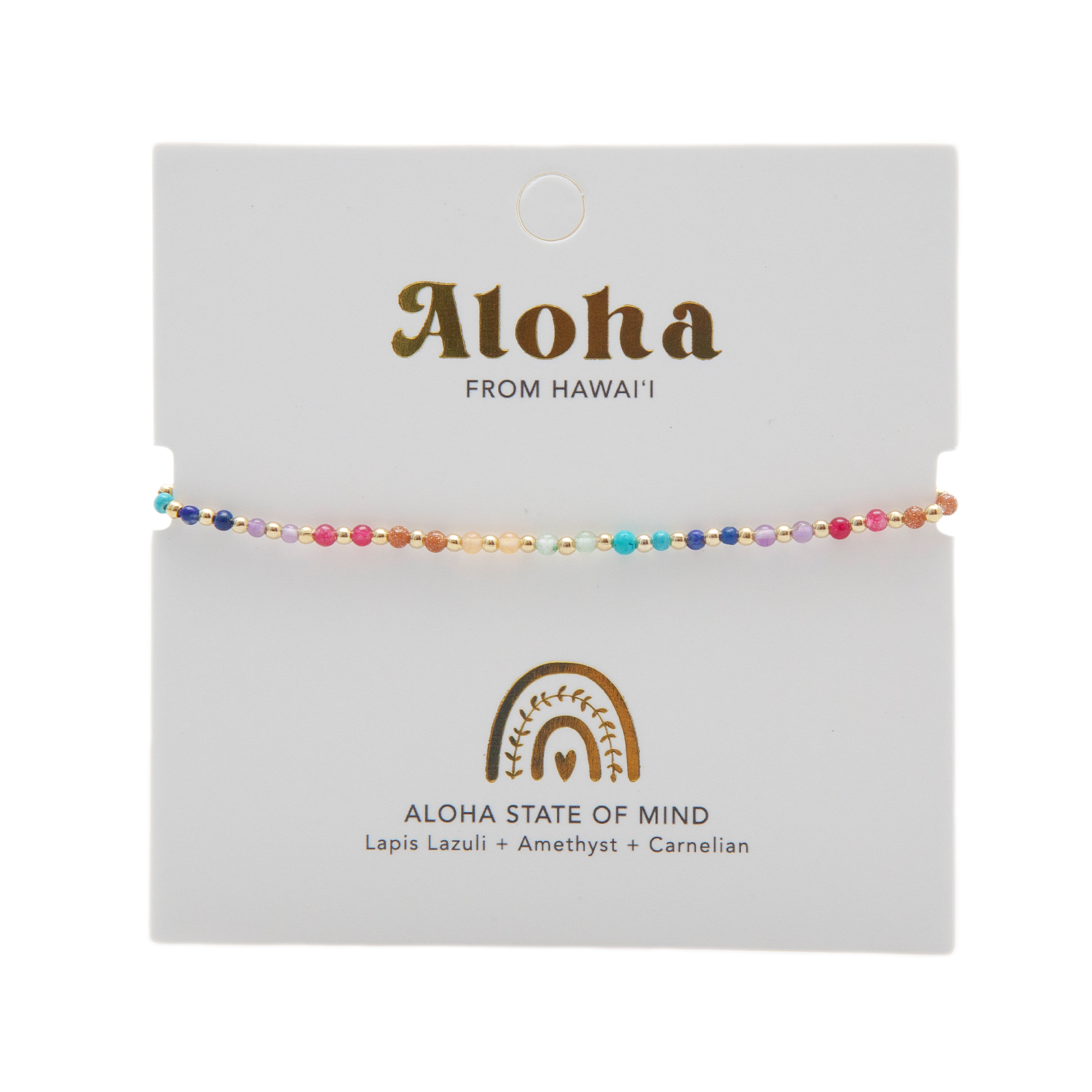 ALOHA STATE OF MIND 2mm Hawaii Healing Bracelet