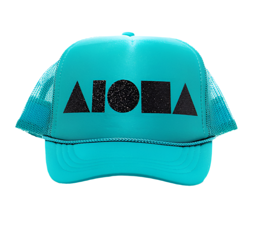 JADE/BLACK SPARKLE Adult Trucker