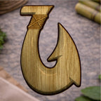 SHARK HOOK Bamboo Sticker
