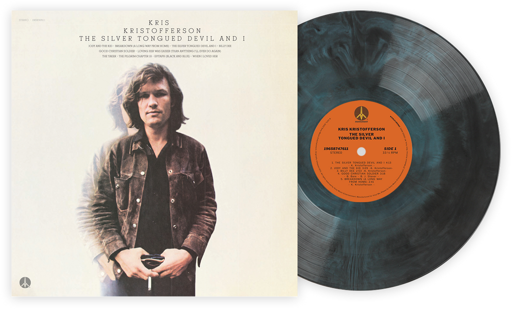 Kris Kristofferson — The Silver Tongued Devil and I | 1971 Country Vinyl LP: Default Title