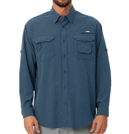 BIMINI Steel Blue Fishing UPF L/S