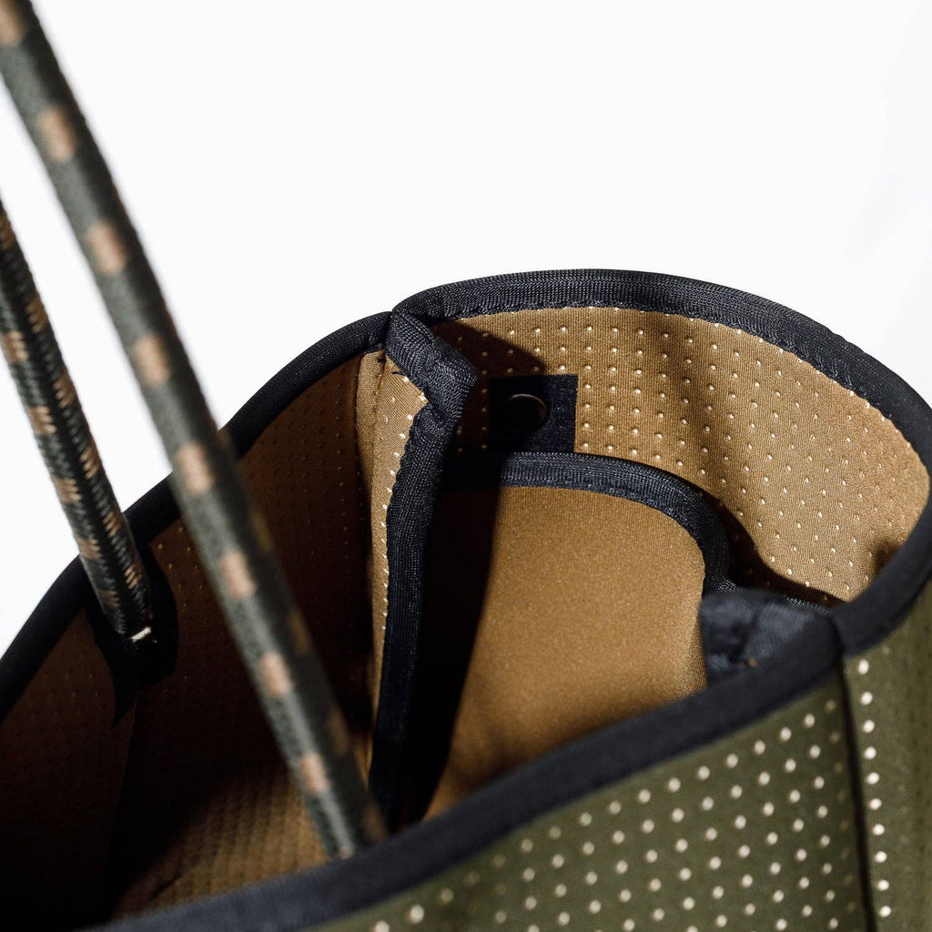 OLIVE Green Everyday Tote Bag | Neoprene & Waterproof