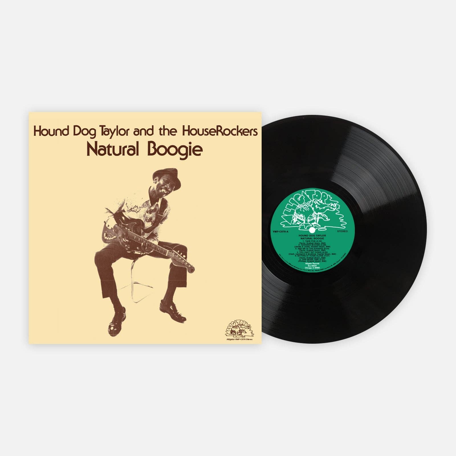 Hound Dog Taylor and The House Rockers — Natural Boogie | 1974 Chicago Blues Vinyl LP: Default Title