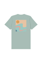 RETRO FLOW Dusty Blue Unisex Tee