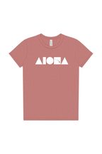ISLAND SHAPES Heather Mauve Youth Tee
