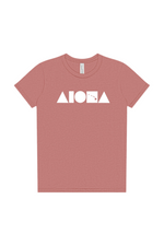 ISLAND SHAPES Heather Mauve Youth Tee