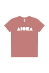 ISLAND SHAPES Heather Mauve Youth Tee