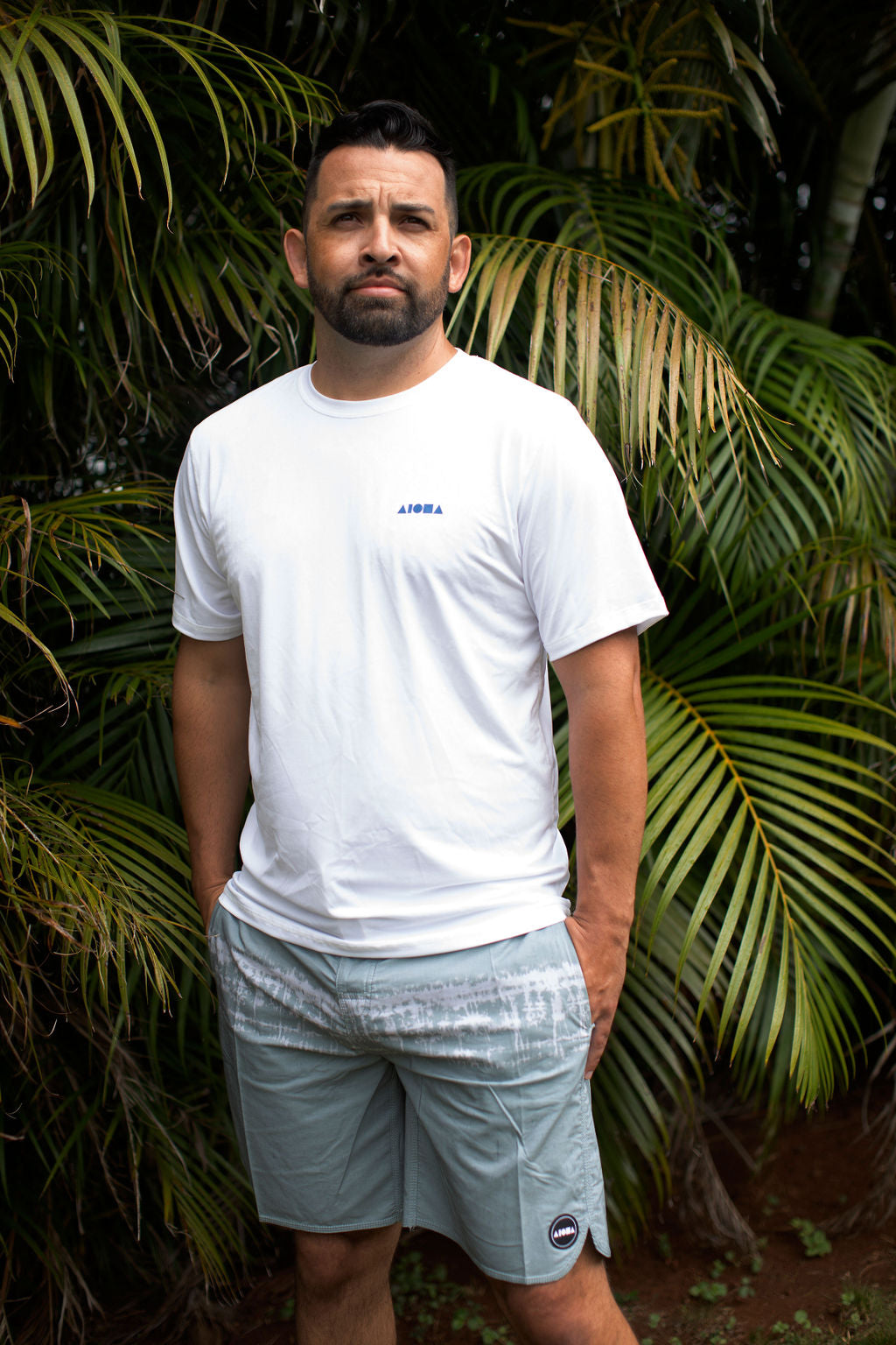 HYBRID White Unisex UPF50 Sun Shirt (S, M, XL)
