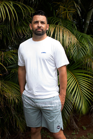 HYBRID White Unisex UPF50 Sun Shirt (S, M, XL)