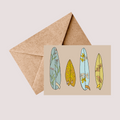 BOHO SURF Greeting Card