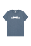 ISLAND SHAPES Heather Slate Womens Tee