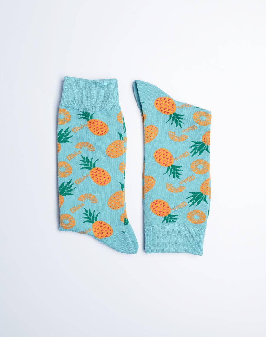ALOHA PINEAPPLE Men's Crew Socks