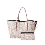 EVERYDAY TOTE BAG - PALM DREAMS BEIGE