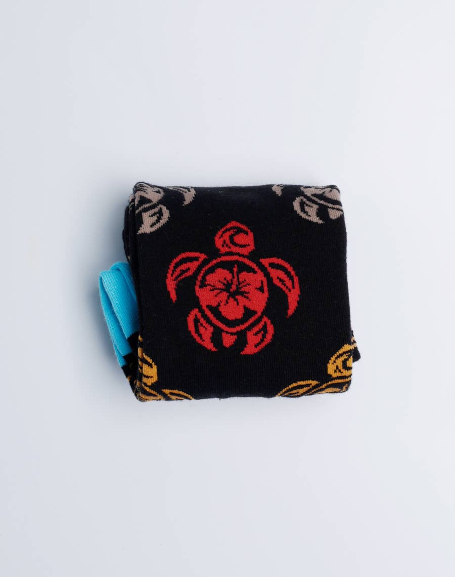 TRIBAL TURTLE Men's Crew Socks