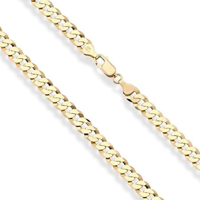 CUBAN 7mm Men's Link Chain Necklace - 24"