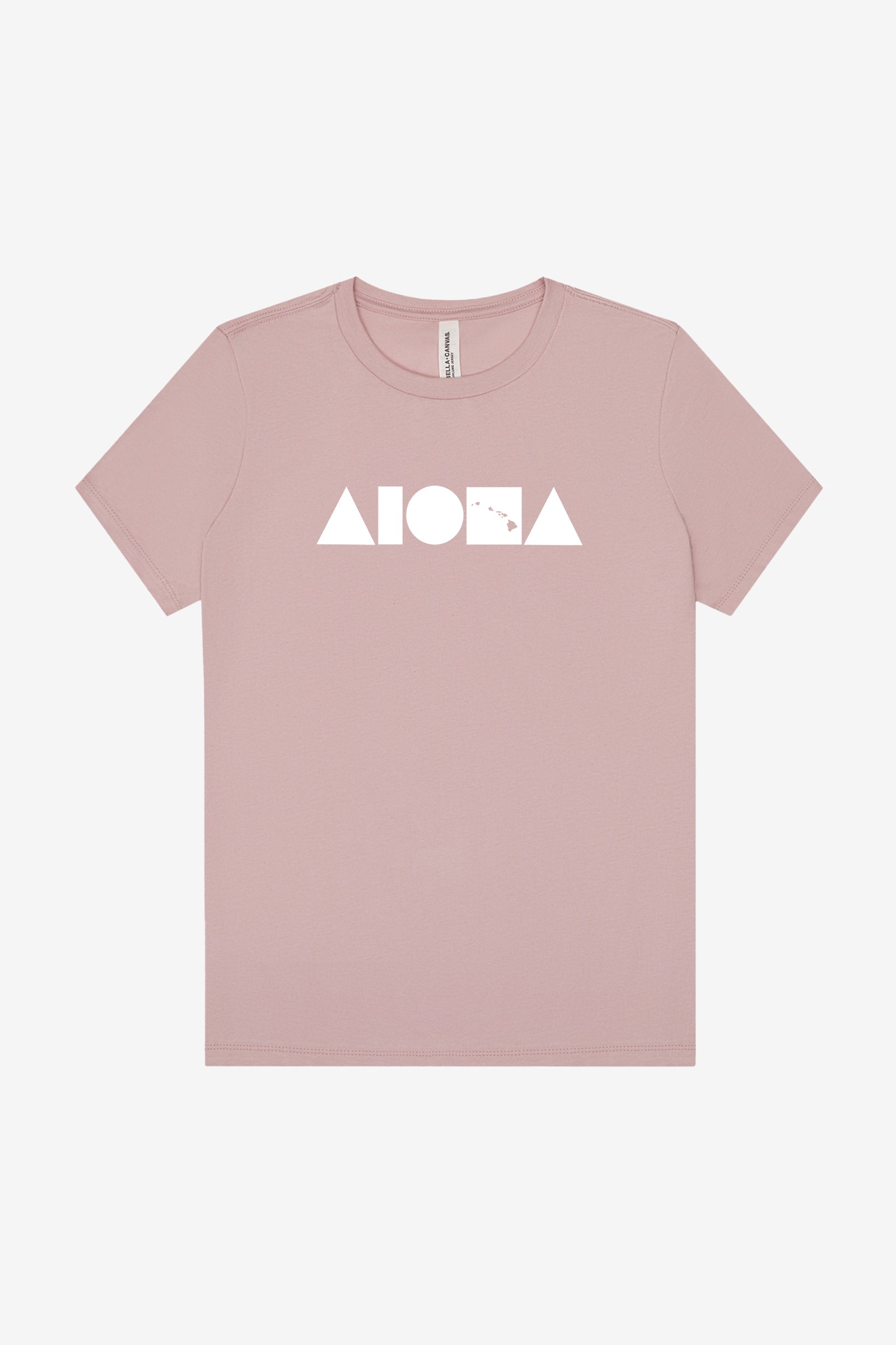 ISLAND SHAPES Blush Relaxed Fit Womens Tee