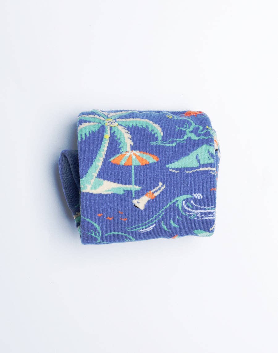 BEACH DAY Men's Crew Socks
