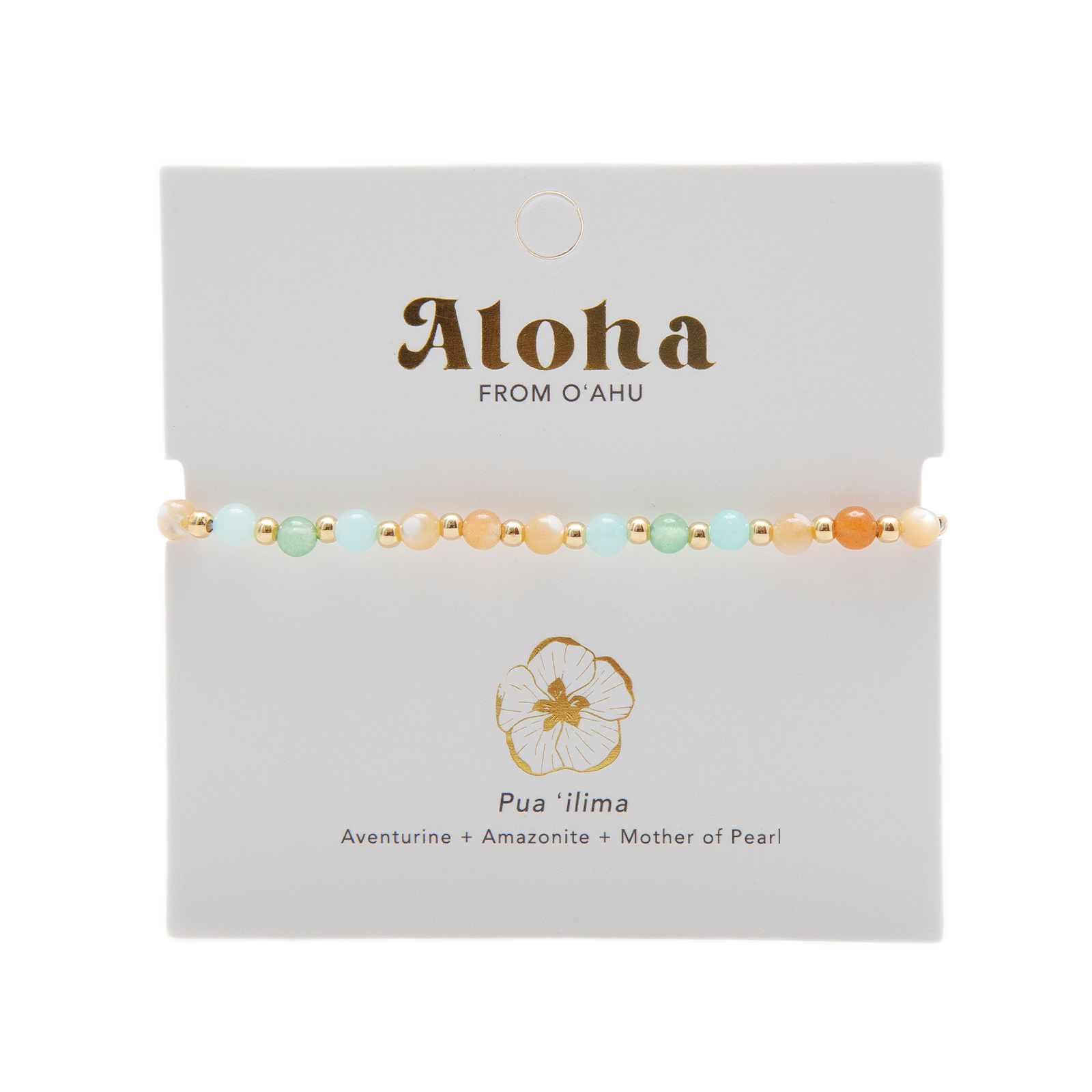 OAHU 4mm Hawaii Healing Bracelet