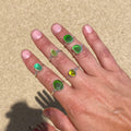 SEA GREEN Handmade Sea Glass Ring