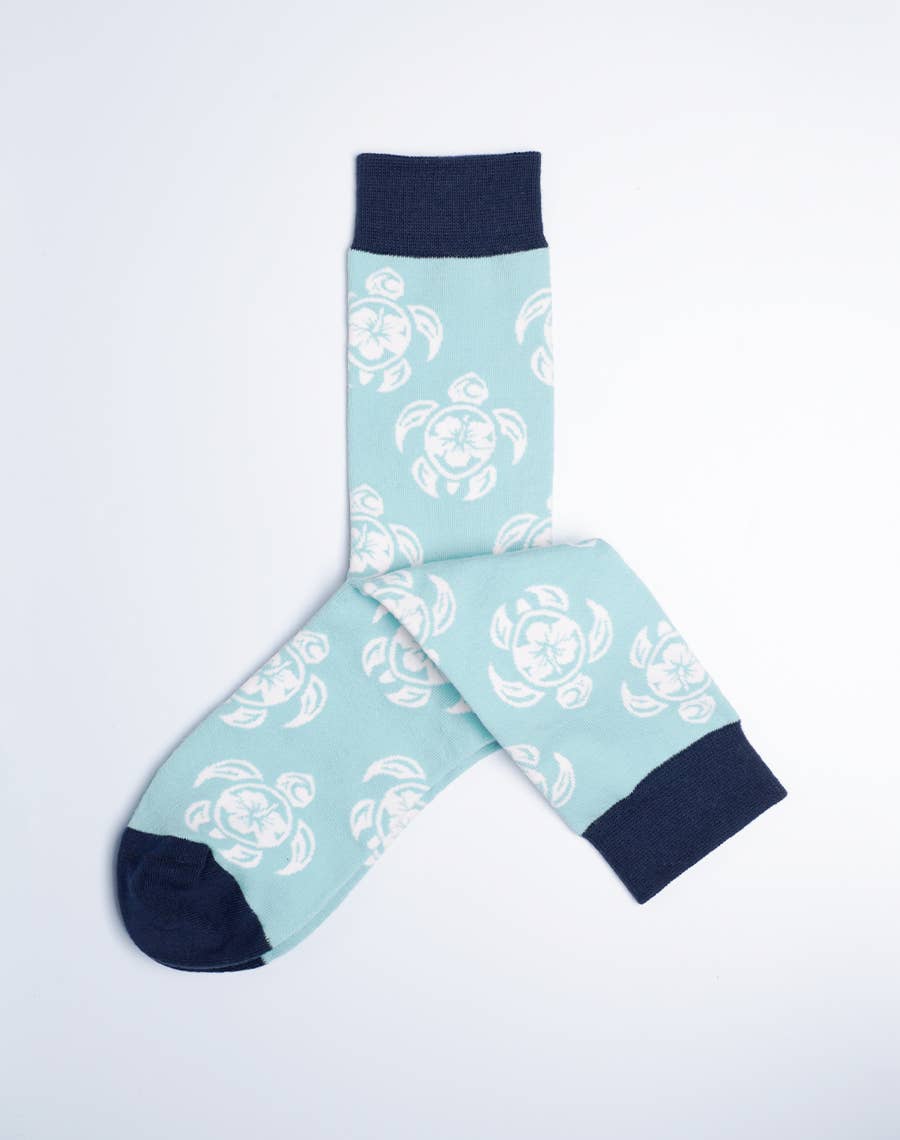 TRIBAL TURTLE Women's Crew Socks