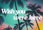 WISH YOU WERE HERE Postcard Puzzle