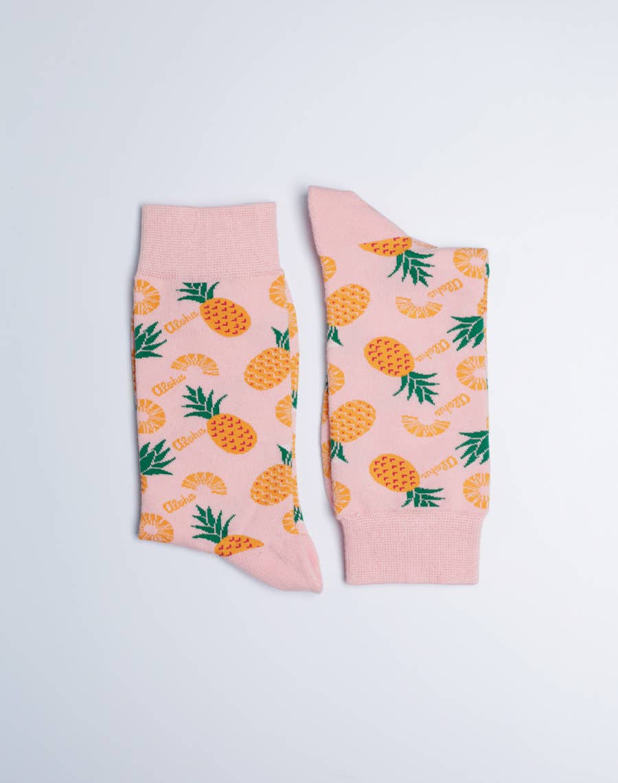 ALOHA PINEAPPLE Women's Crew Socks