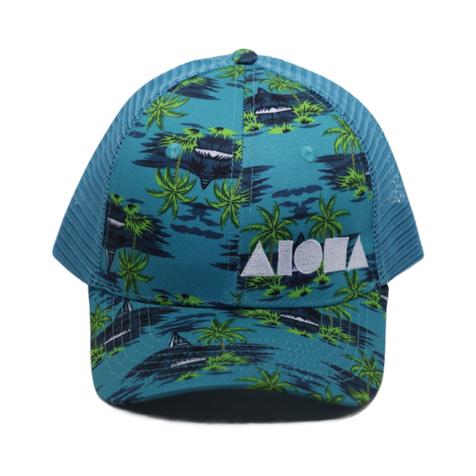 PALMS OF ALOHA Adult Curved Bill Snapback