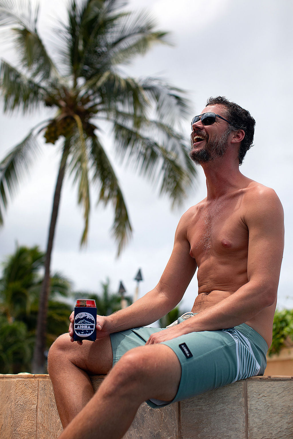 BRODY Olive Adult Board Short