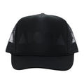 BLACK/MATTE BLACK Aloha Shapes Adult Trucker