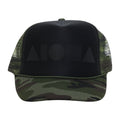 CAMO/BLACK/MATTE BLACK Adult Trucker