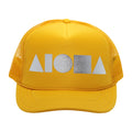 ALOHA SHAPES YELLOW & SILVER Youth Trucker