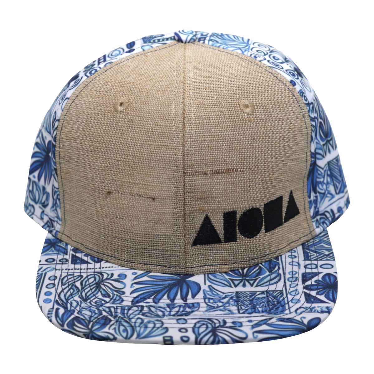 Coastal Vibes Aloha Shapes Adult Flat Brim Snapback