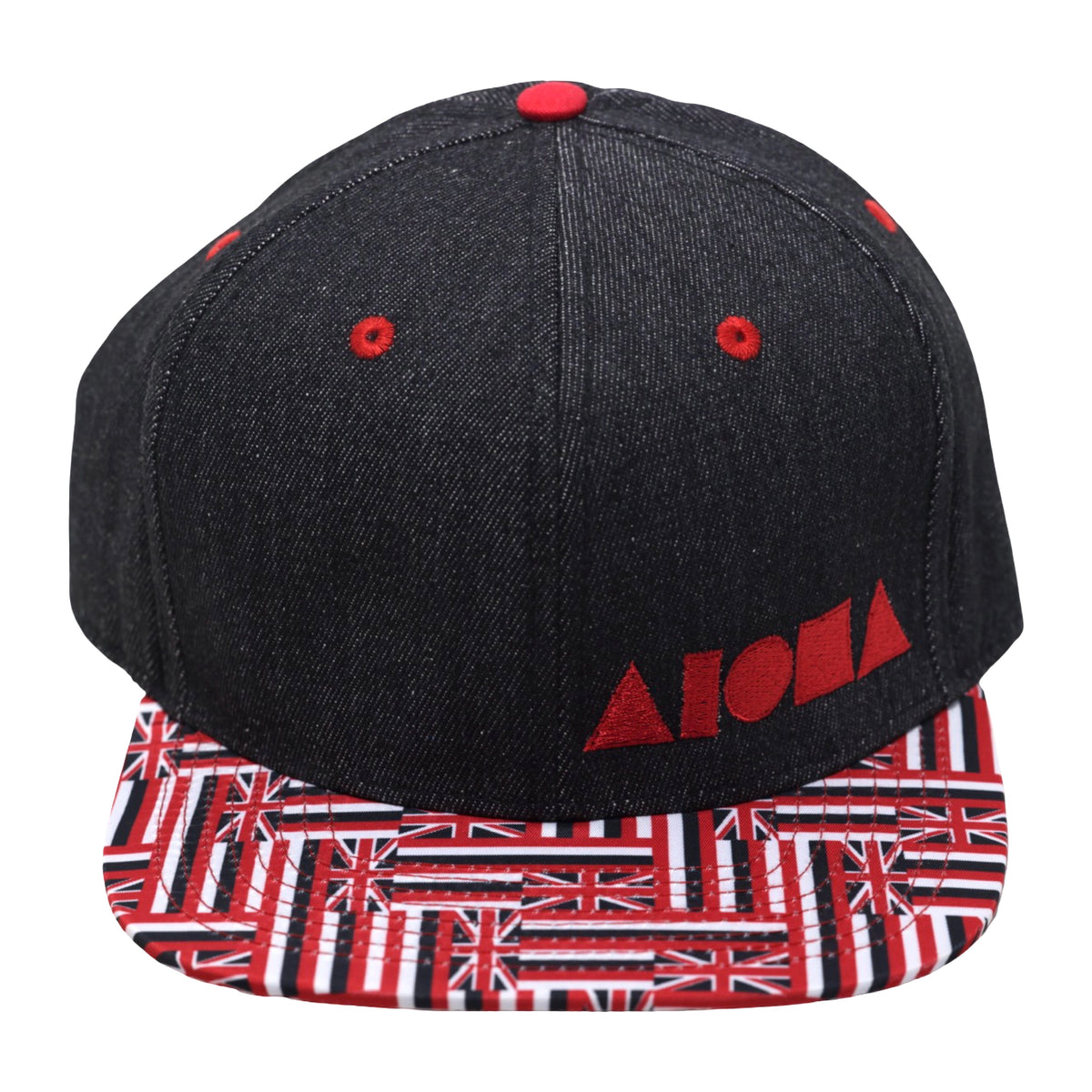 Hawaii XL Aloha Shapes Adult Flat Brim Snapback