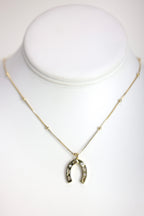 HORSESHOE Pendant 14K Gold Fill Necklace