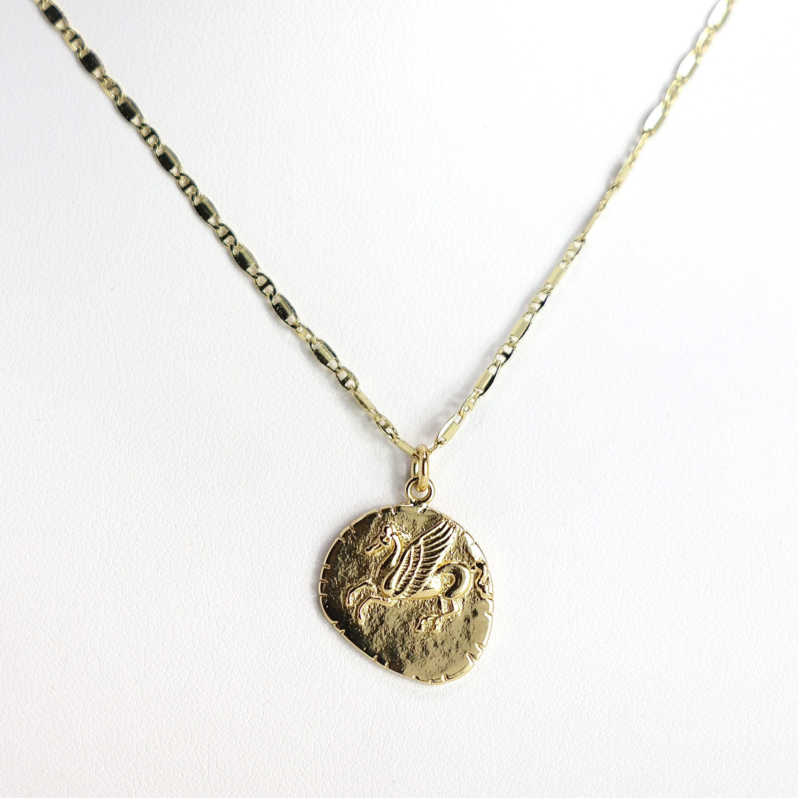 PEGASUS Pendant 14K Gold Fill Necklace