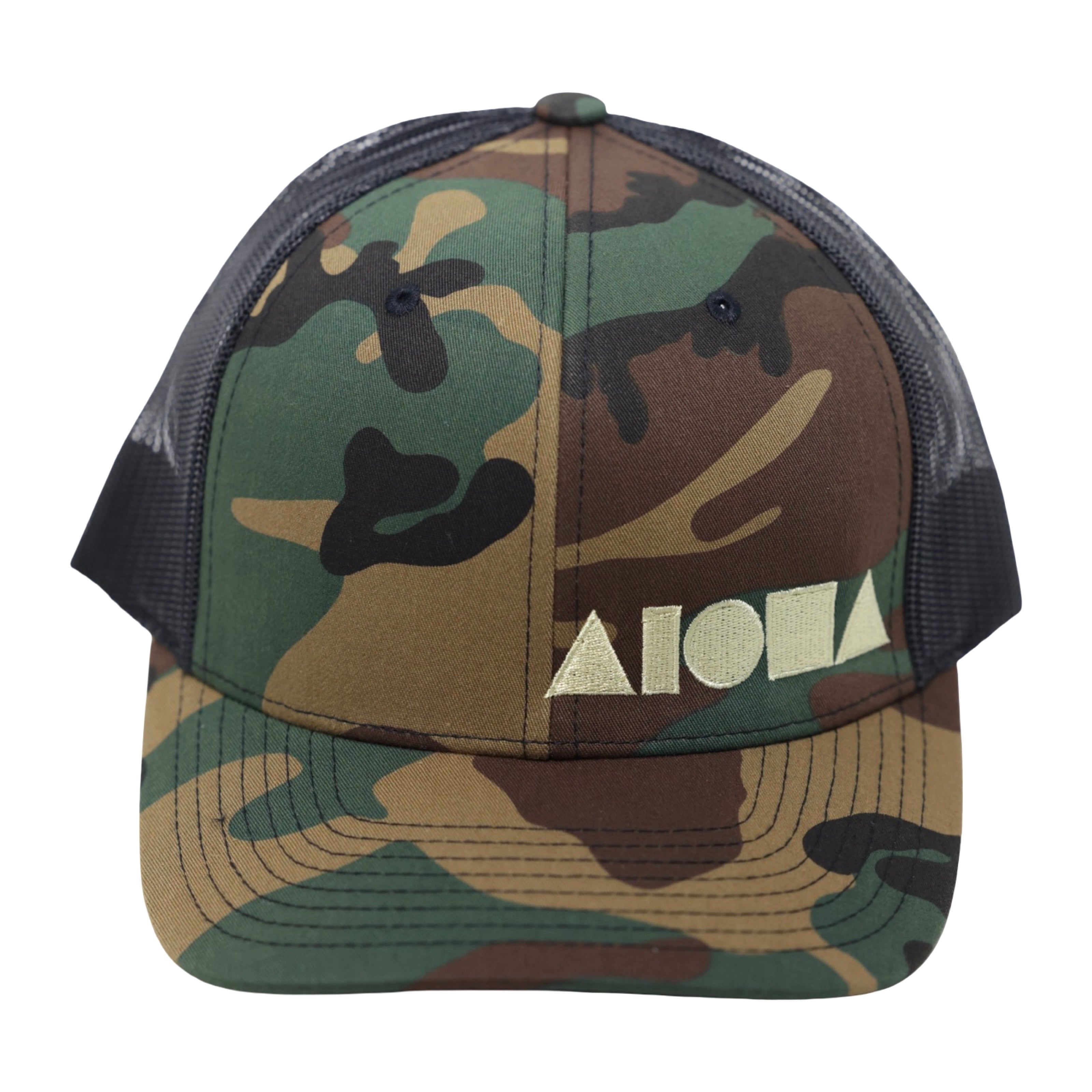 WOODLAND Night CAMO Richardson 112 Adult Curved Bill Snapback