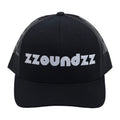 ZZoundZZ Black and White Curved brim Snapback Hat