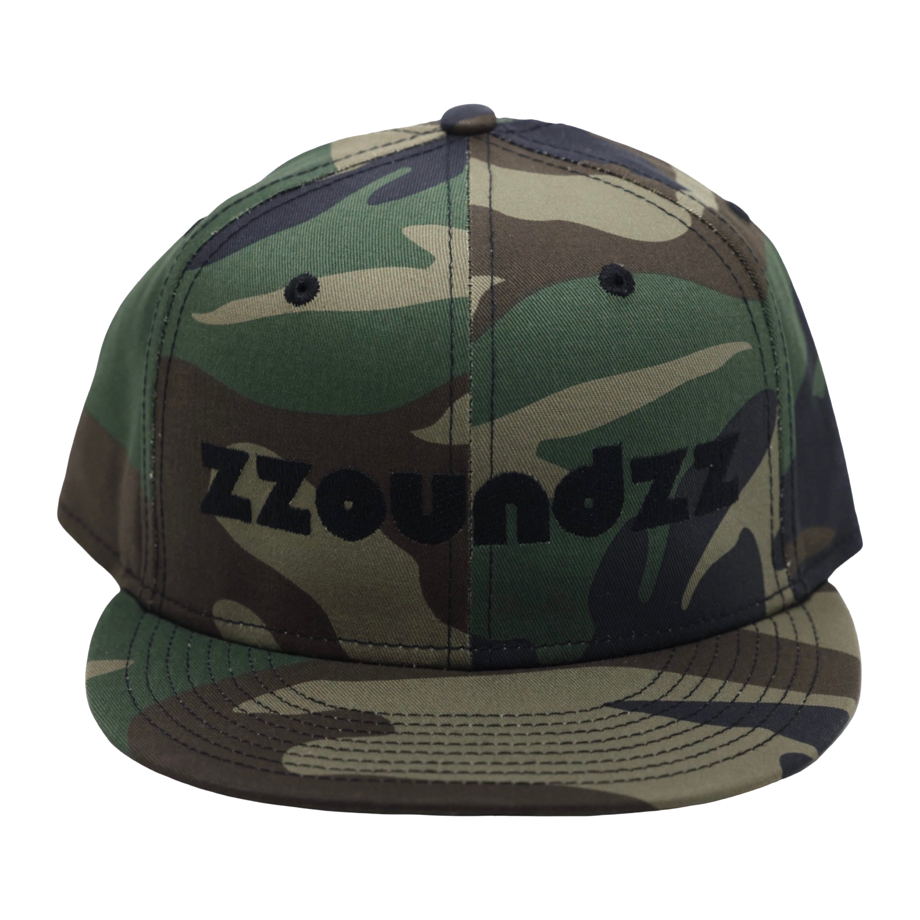 ZZoundZZ CAMO Flatbrim Snapback Hat