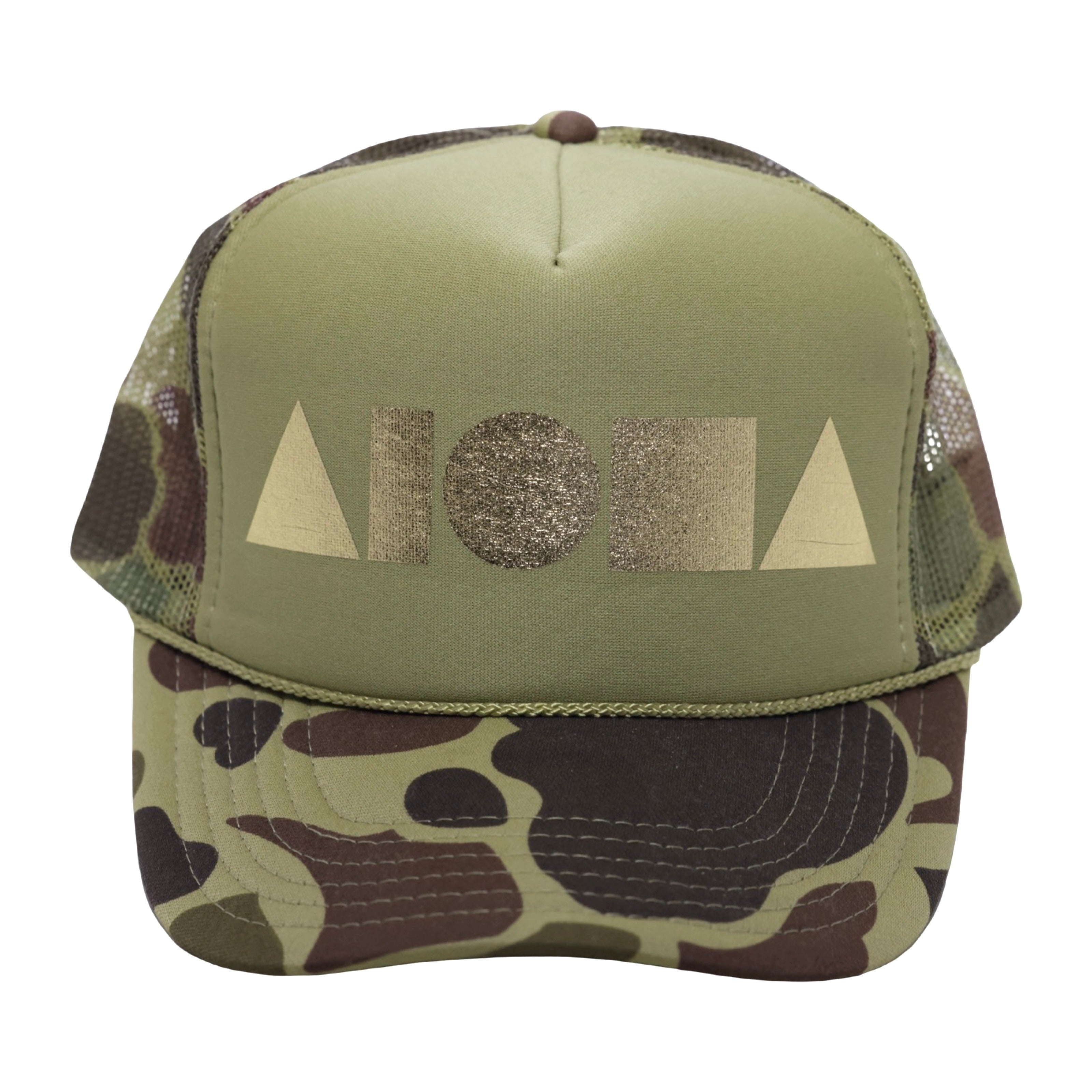 TURTLE CAMO/GOLD Adult Trucker