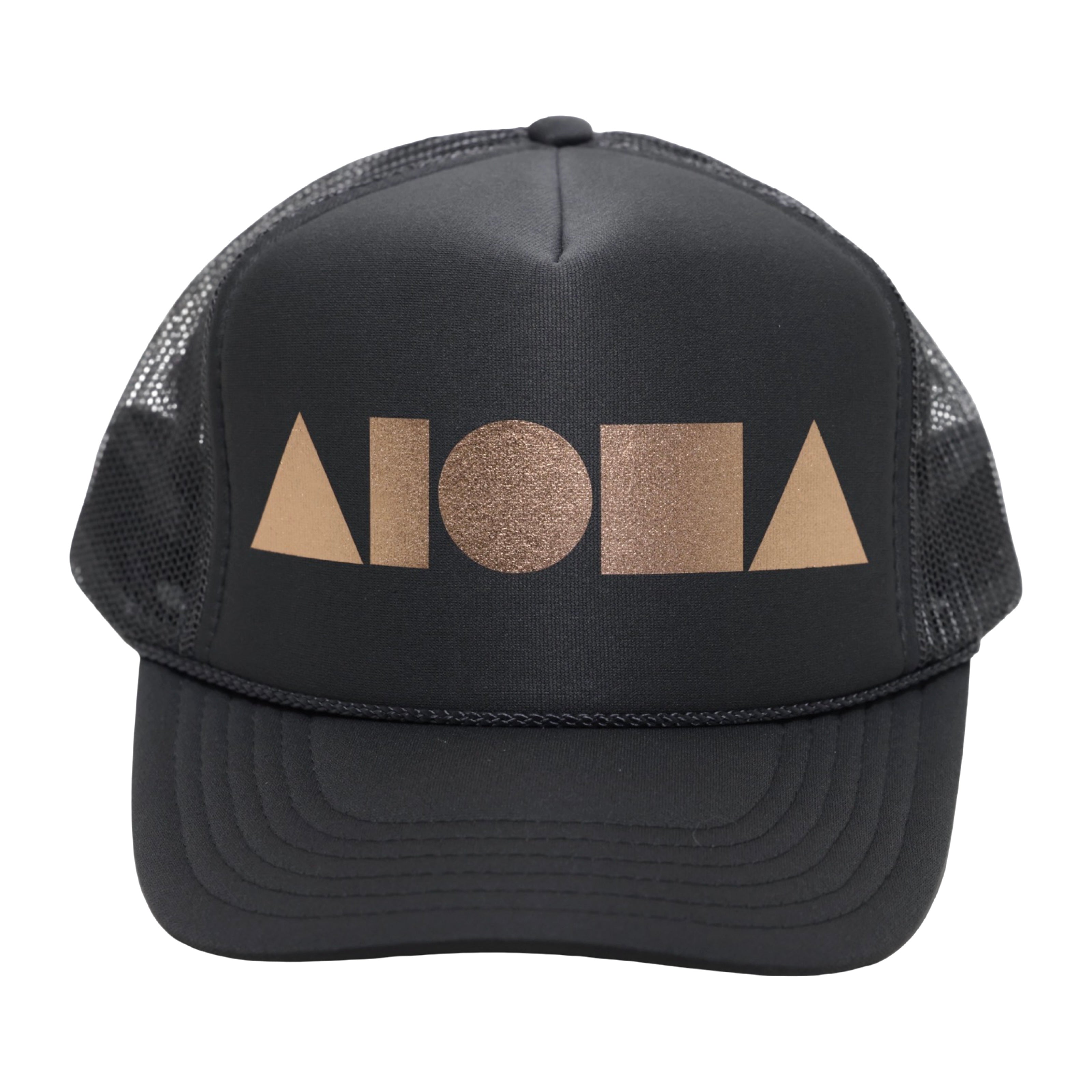 Charcoal Grey/ Rose Gold Adult Trucker