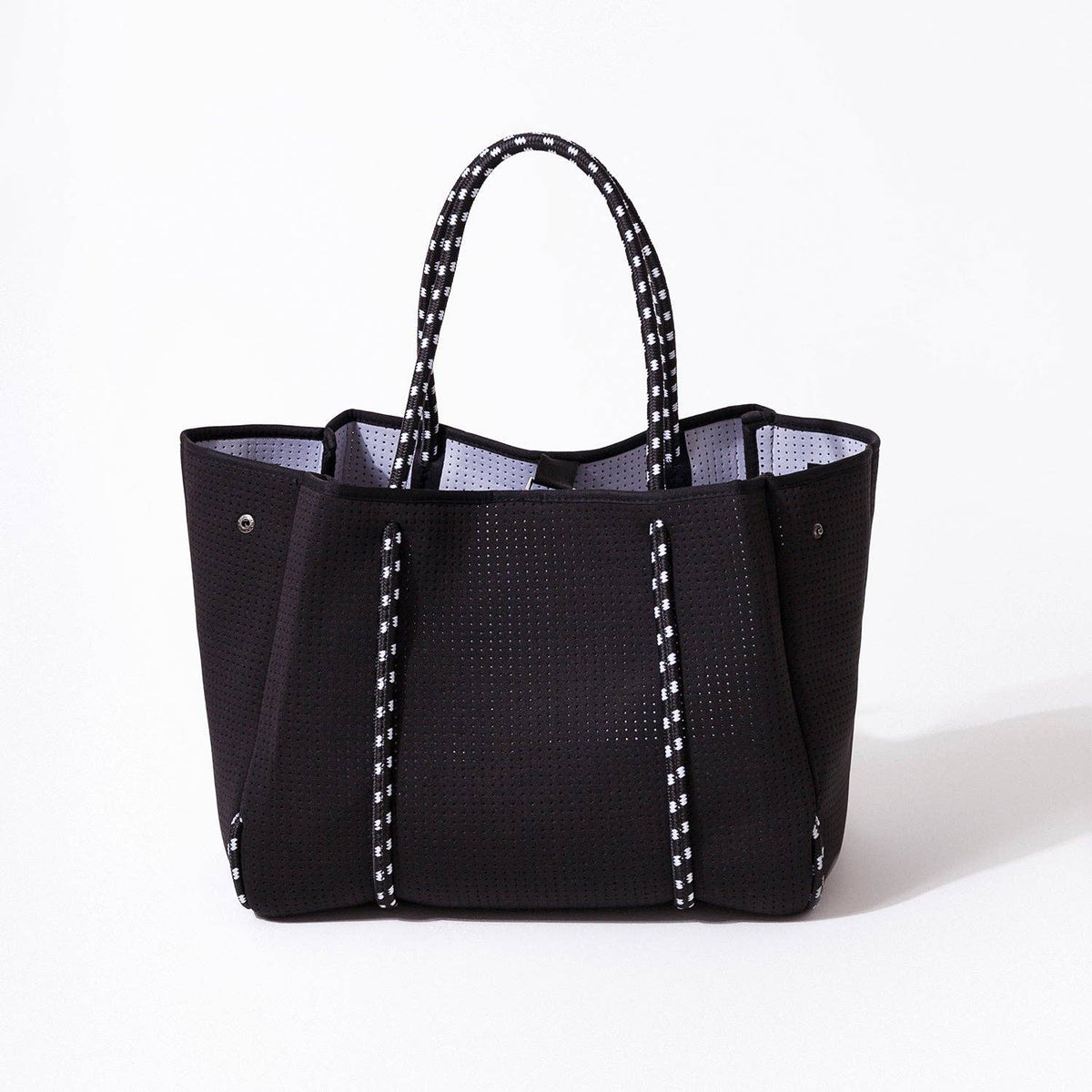 BLACK Basic Everyday Tote Bag | Neoprene & Waterproof