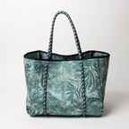 JUNGLE FEVER Teal Everyday Tote Bag