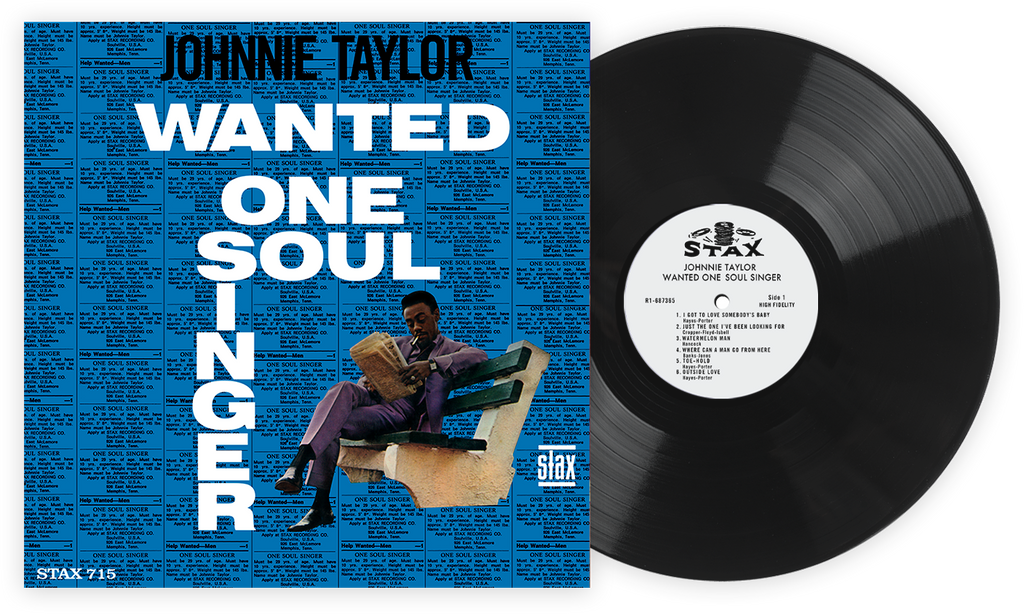 Johnnie Taylor — Wanted One Soul Singer | 1967 Soul Vinyl LP: Default Title