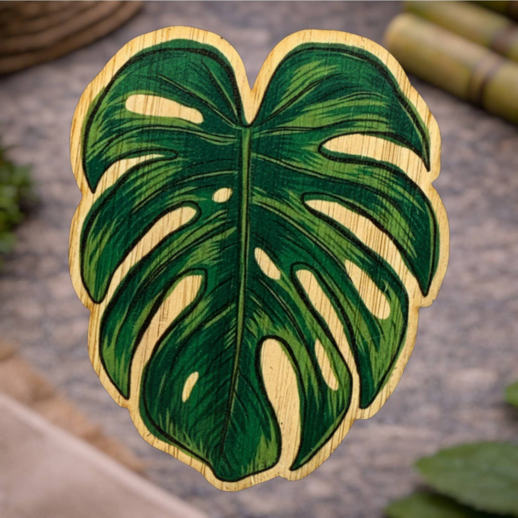 Bamboo Monstera Sticker