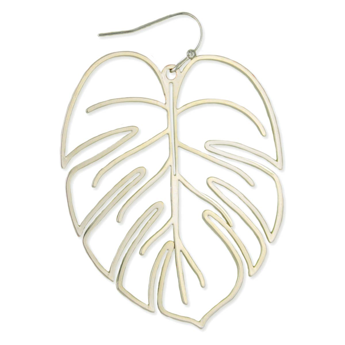 MONSTERA Leaf Cutout Earrings